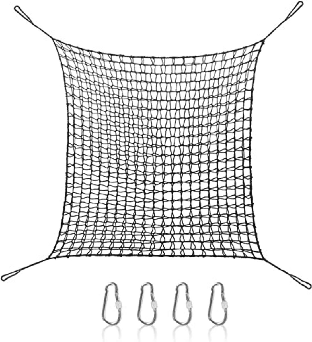 Dubbel Klimnet voor Kinderen - Veilig Speelnet voor Buitenspeelplezier (1 x 3 m)