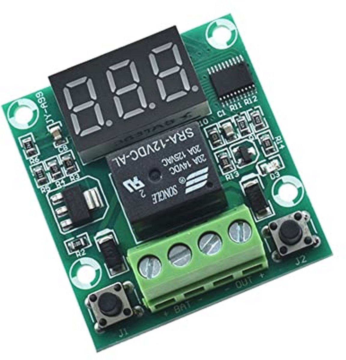 Batterij Onderspanning Bescherming Module met LED Indicator en Overontlading Monitor