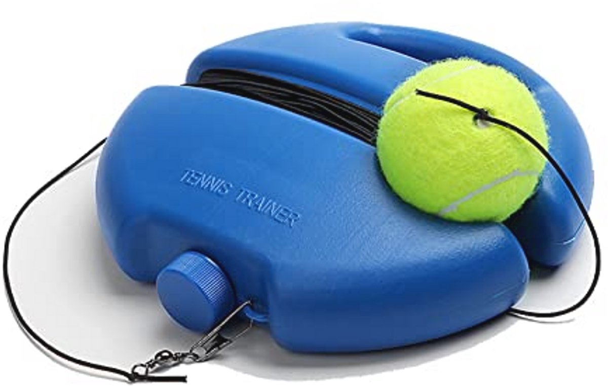Tennistrainer voor Beginners en Gevorderden - Elastische Tennisrebound Set voor Solo Training