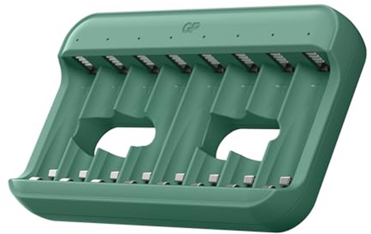 Oplaadbare Batterijlader AA AAA met Snelle USB-C Laadfunctie en LED-Indicator