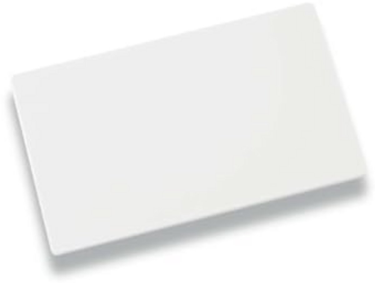 Rechthoekige Snijplank van Polyethyleen, 50 cm x 30 cm, Wit