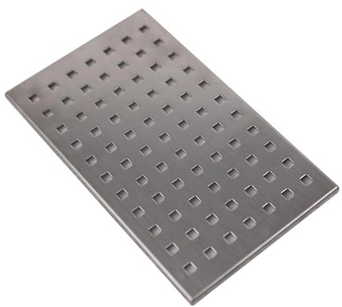 Afdekking van roestvrij staal voor douchebakken - 123 x 200 mm