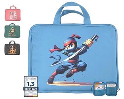 Tas voor 8 Boeken - Geschikt voor TipToi Starterset met Inzetstuk en Bateryvak