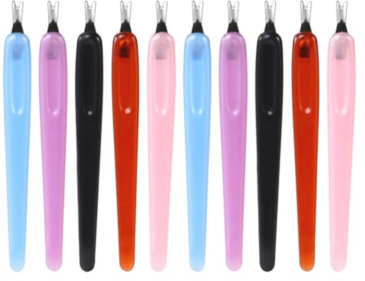 10 Stuks Nagelriemverwijderaars en Duwers voor Manicure en Pedicure