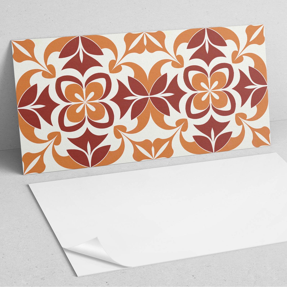 Coloray Wandpanelen Zelfklevend - Bloemenpatroon met bladeren PVC Wandpanelen - 120 cm x 6