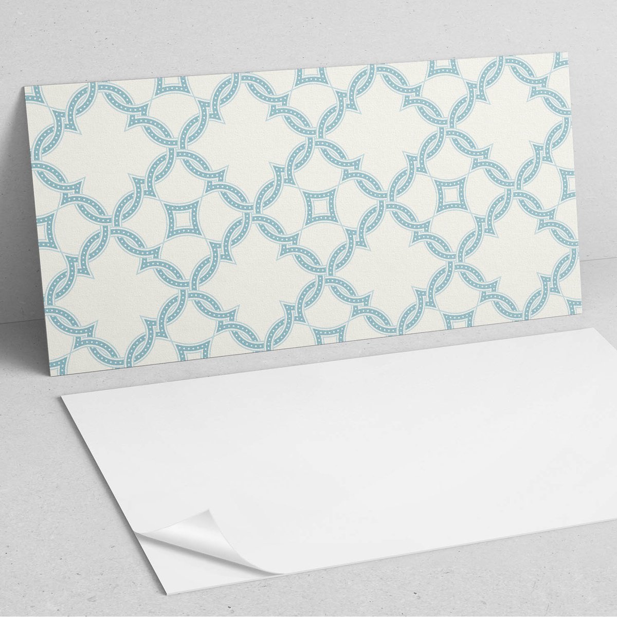 Coloray Wandpanelen Zelfklevend - In elkaar verweven patronen in een raster PVC Wandpanele