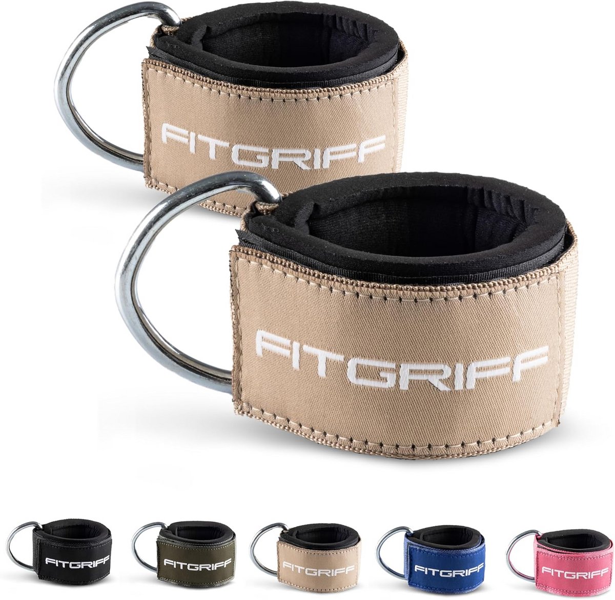 Enkelbanden voor Kabelmachine – Gym Enkelboeien voor Kabelbevestiging, Fitness – Kickback Ankle Straps