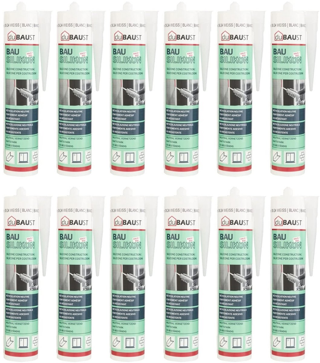 Siliconenkit voor constructie - Neutrale en weerbestendige afdichting, 310 ml