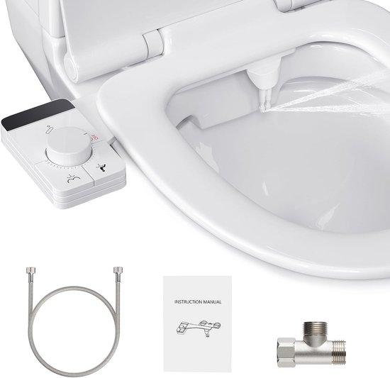 Douche Wc Opzetstuk NVIYAM Bidet-opzetstuk, Bidet-inzetstuk Voor Toilet, Niet Bidet Opzetstuk Toilet