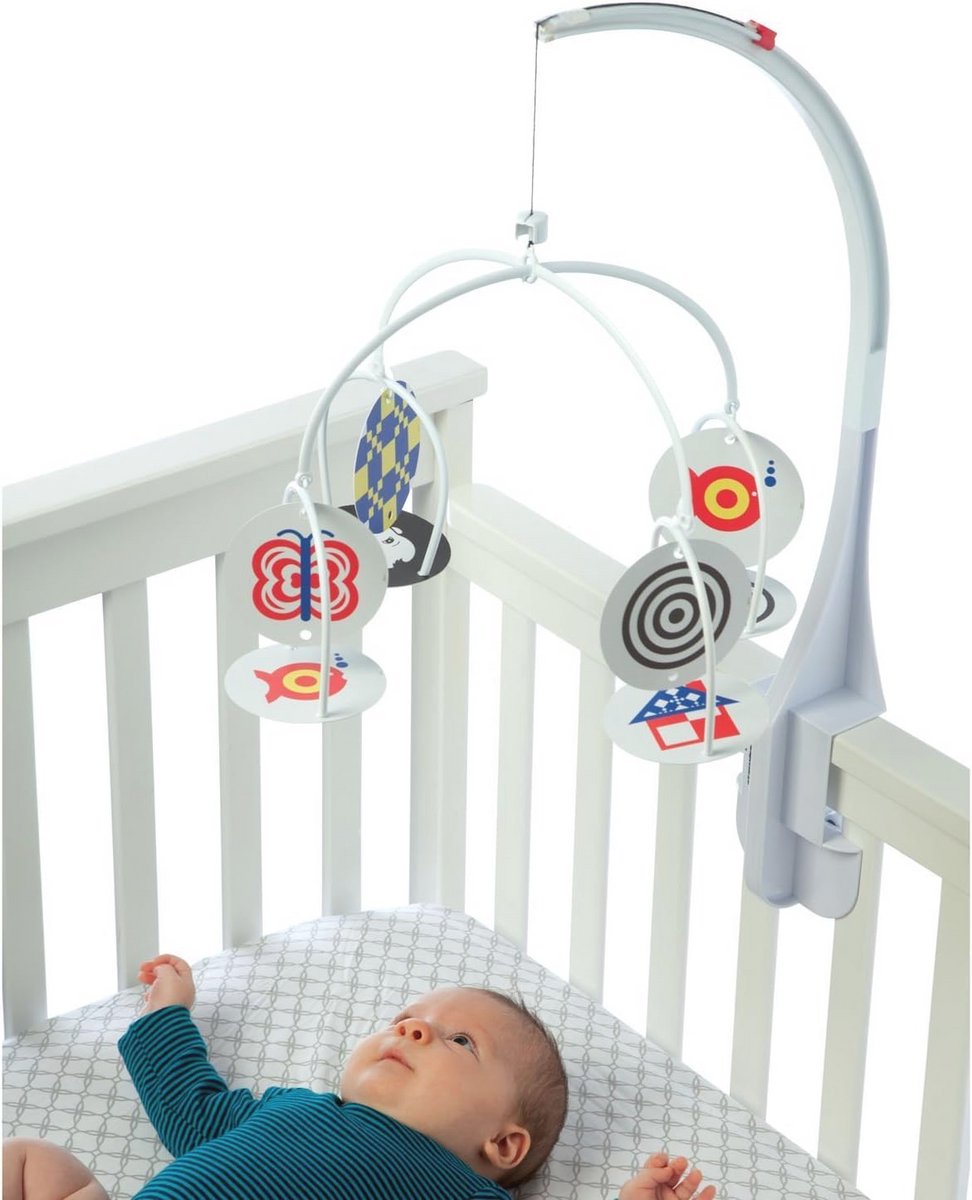 Infant Stim-Mobile voor wiegen - Visuele en Multisensorische Ontwikkeling voor Baby's