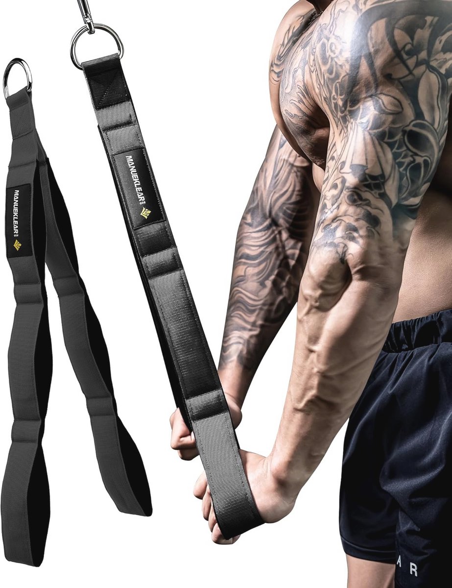 Triceps Touw voor Kabelmachine - Optimaliseer Je Trainingsresultaat met Groter Bewegingsbereik