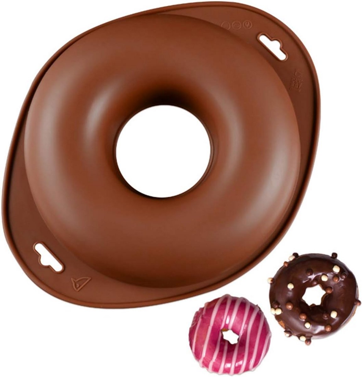 Grote Siliconen Bakvorm voor Donuts, Cake en Tulband