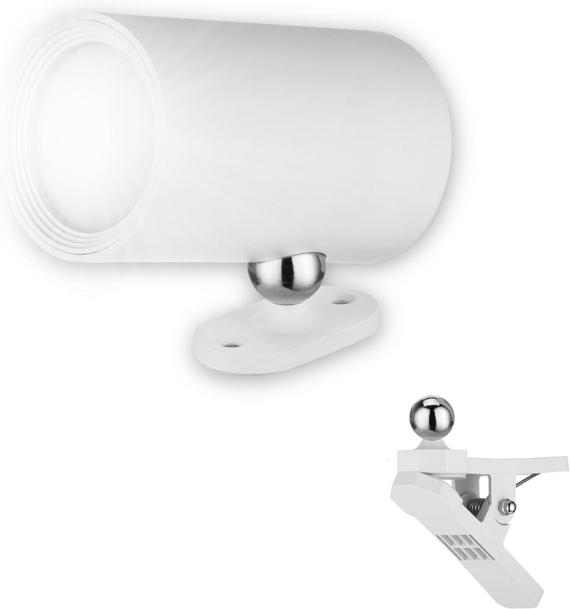 Dimbare Draadloze Wandlamp met Accu - 360° Rotatie en Touch-Schakelaar voor Binnen en Buiten
