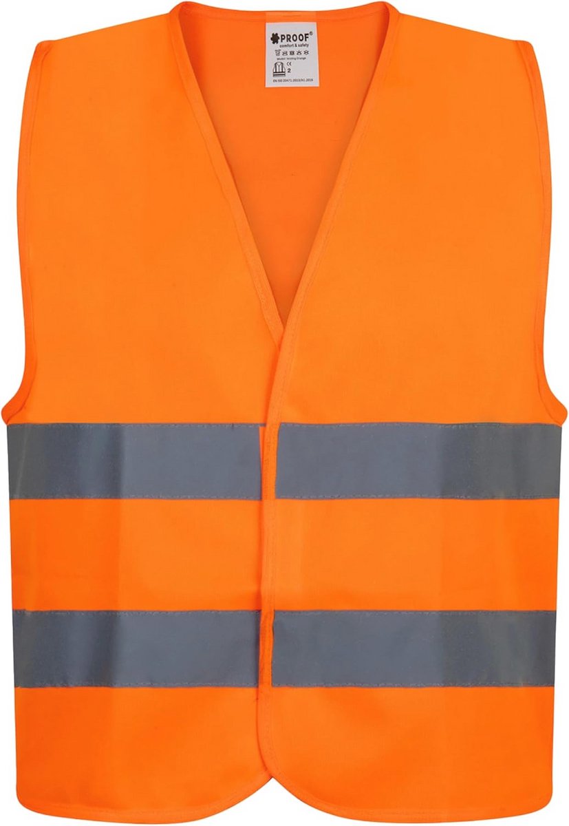 Reflecterend Veiligheidsvest Auto - Lichtgevend Geel, S - XXXL