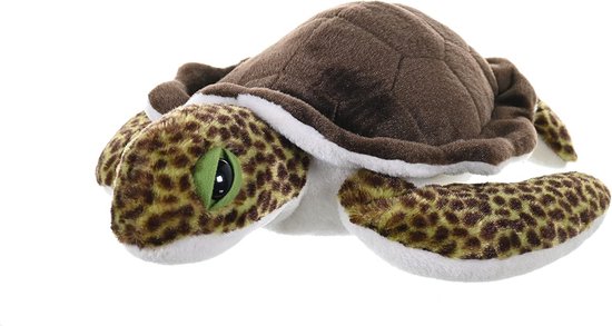 Groene Zeeschildpad Pluche knuffeldier 30 cm - educatief en leuk speelgoed voor kinderen — afbeelding 4