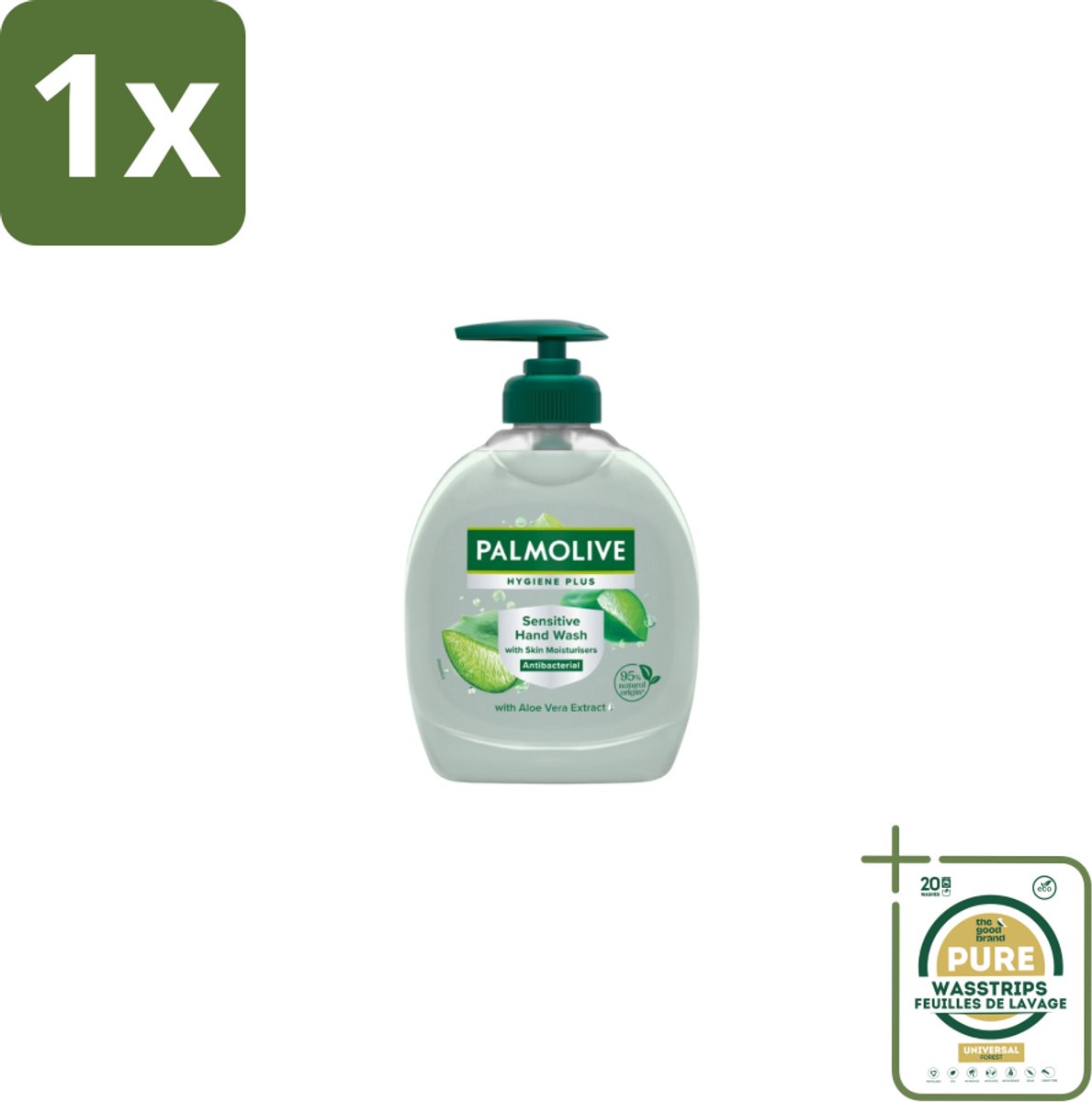 1 x Palmolive – Handzeep – Hygiene Plus Sensitive – Pompje - 300 ml- Koffie - Koffiezetapparaat - Koffiezetapparaat