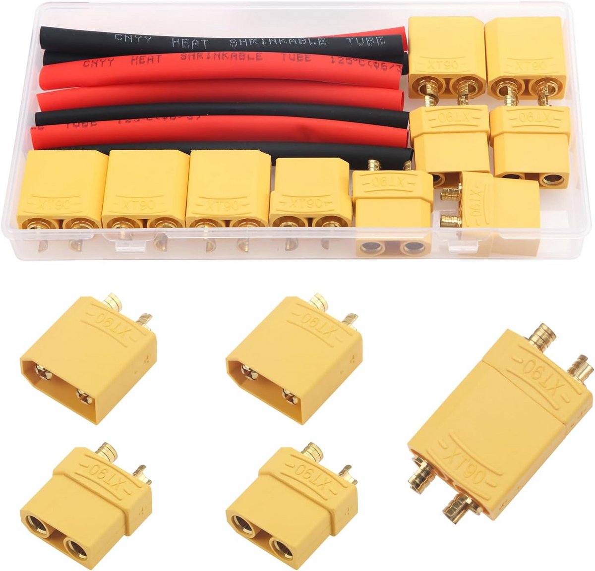 5 Paar XT90 Connectoren Mannelijk Vrouwelijk voor Lipo Batterijen en RC-Modellen