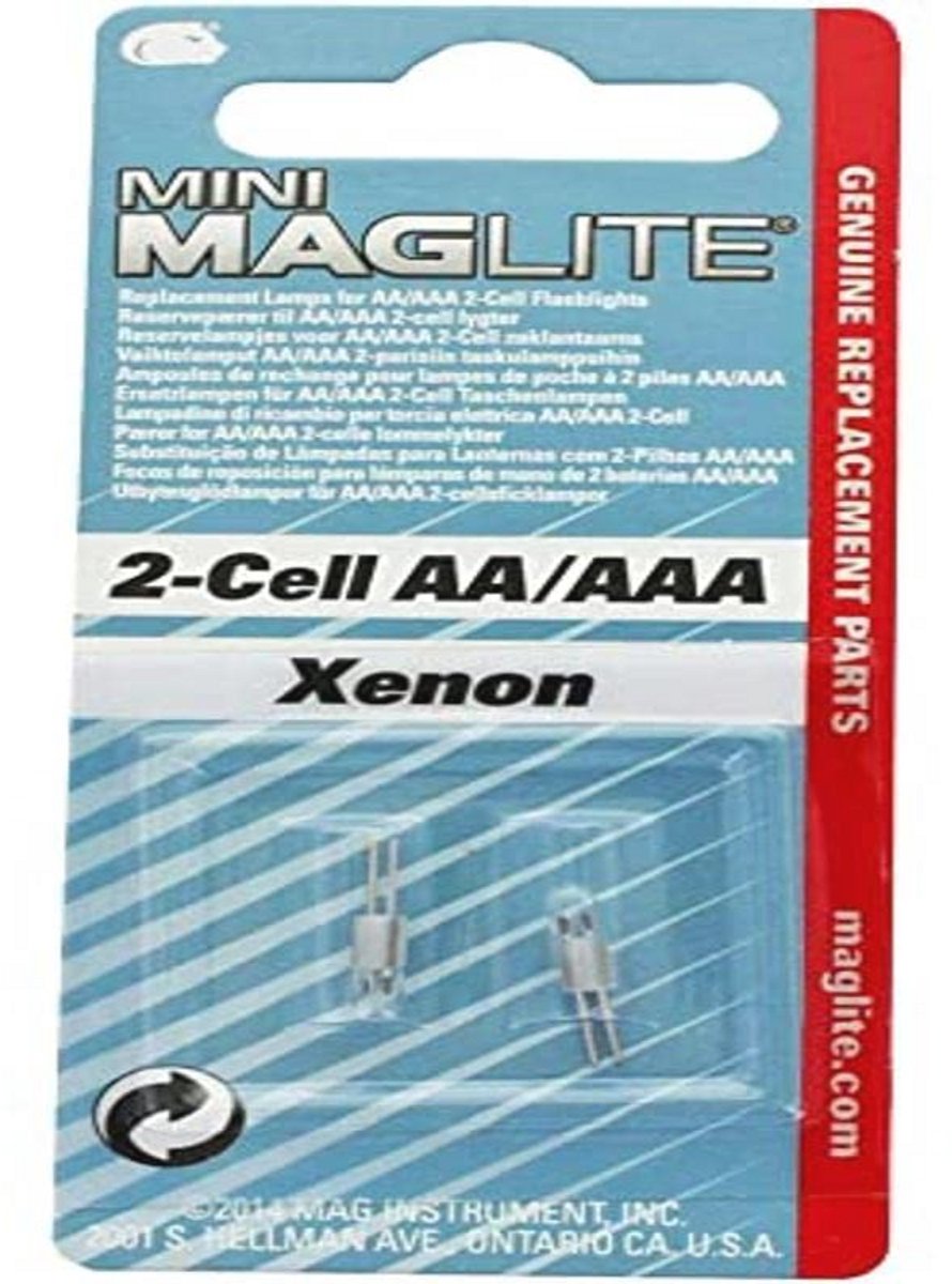 Krypton Gloeilampen Mini AA/AAAI - Verpakking van 2 Stuks