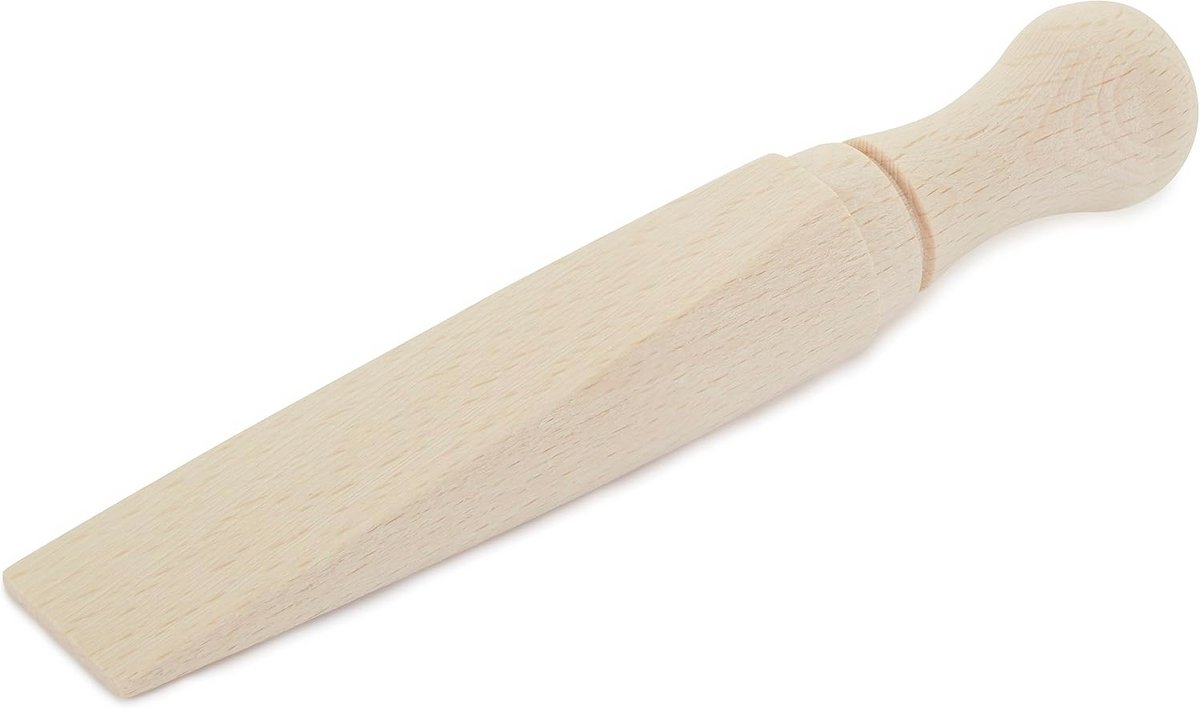 Deur Wedge Stopper van Natuurlijk Beukenhout - 15x3x3cm