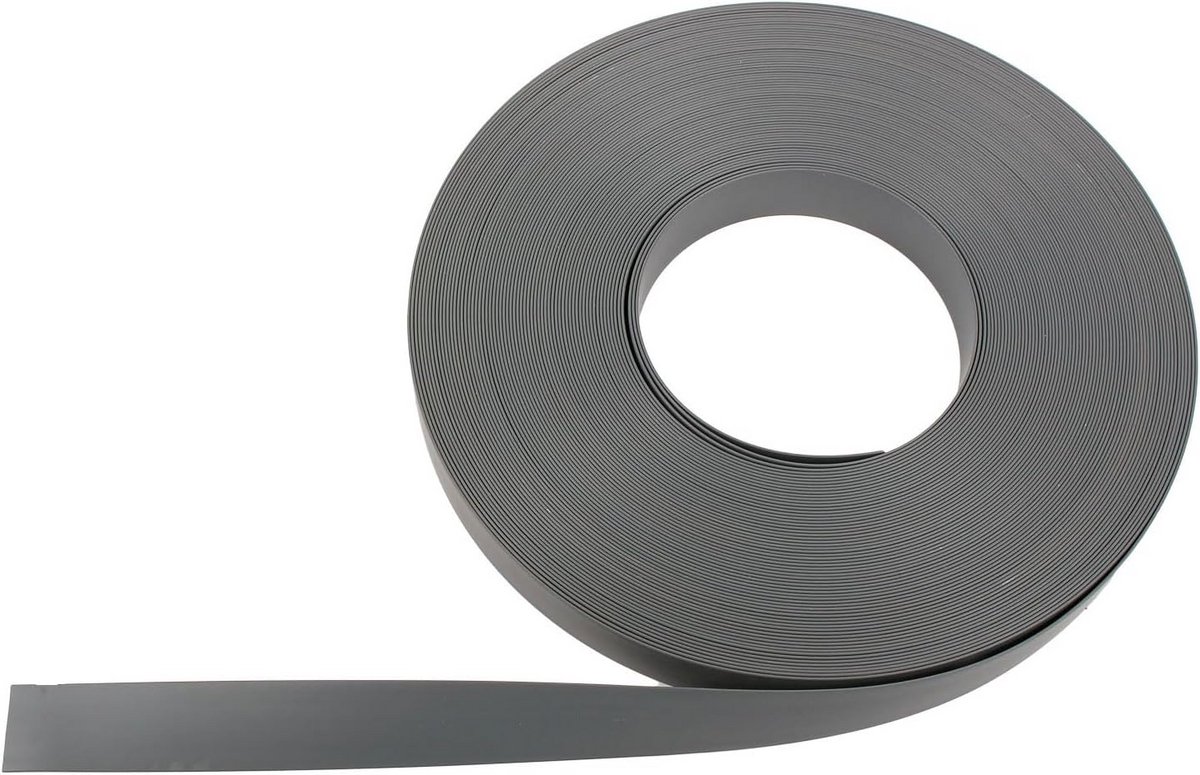 5 Meter Afdektape 23mm Vulprofiel Grijs Kunststof voor Caravan en Camp'er Ramen