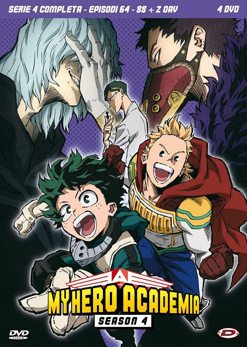 My Hero Academia Seizoen 4 - Complete Serie Deel 4 (DVD)