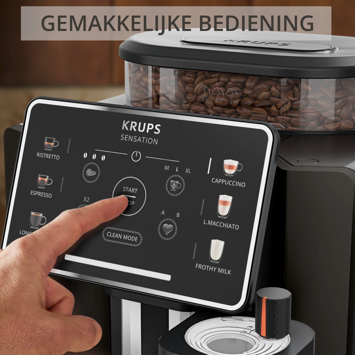 Krups Sensation Milk EA9129 - Volautomatische Espressomachine - Geïntegreerd Melksysteem - 6 recepten — afbeelding 5