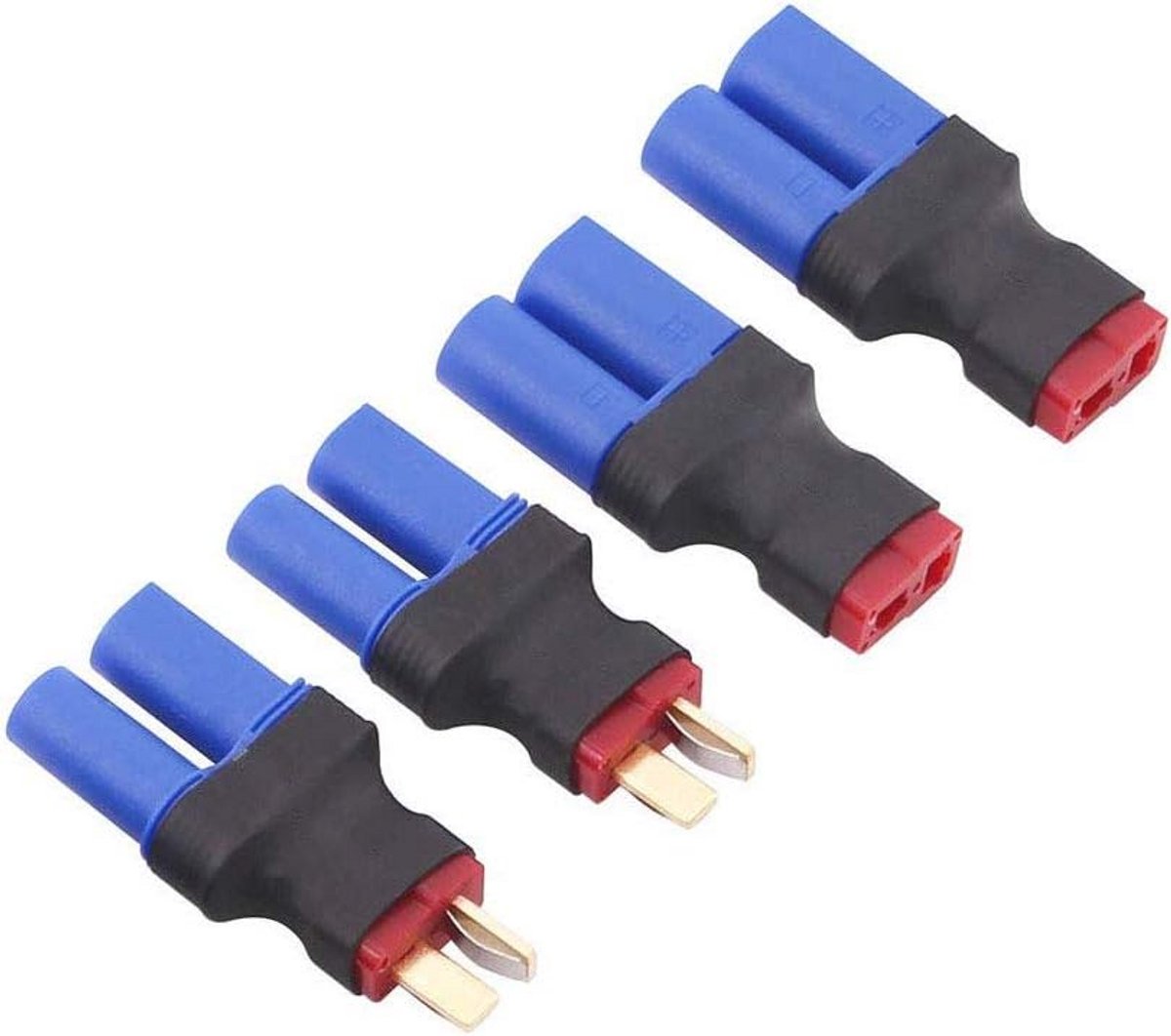 Adapter voor RC Drones en Auto's - 2 Paar EC5 naar T-Plug Verbinding
