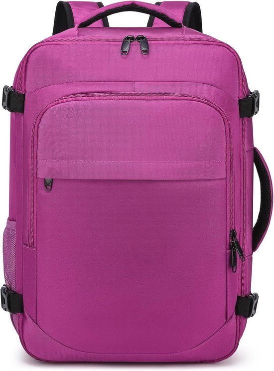MATEIN Handbagage rugzak vliegtuig voor handbagage, paars, Ryanair