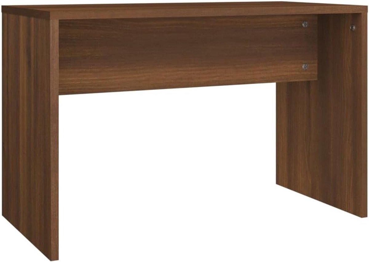 Klassieke Kaptafel Kruk met Gesneden Hout in Donker Eiken