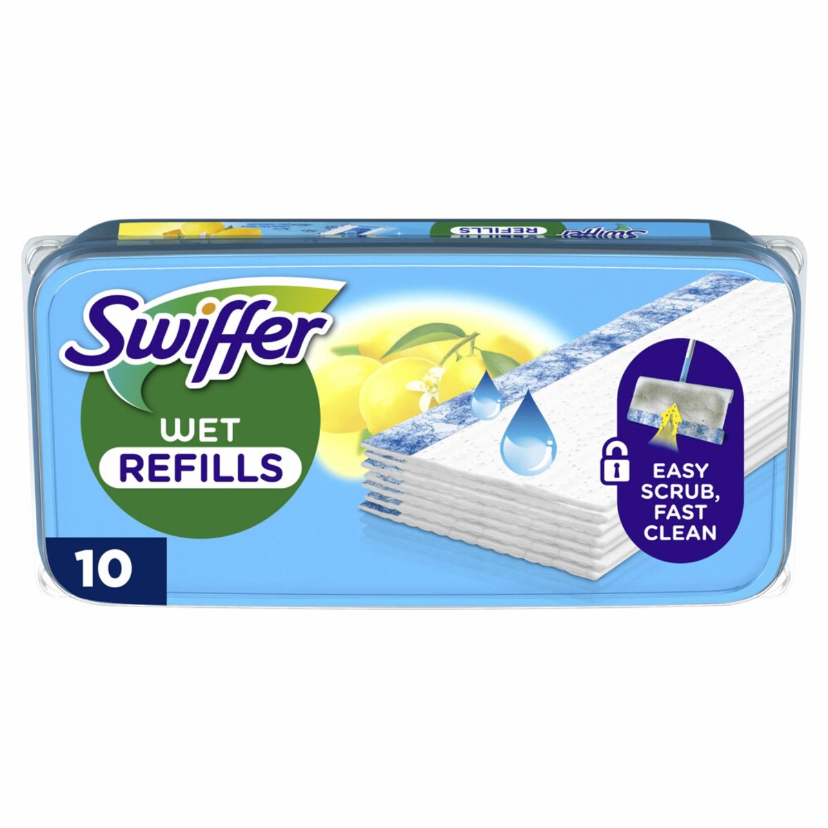 Swiffer - Vloerdoekjes – Citrus Fresh – 10 doekjes - 1 stuk