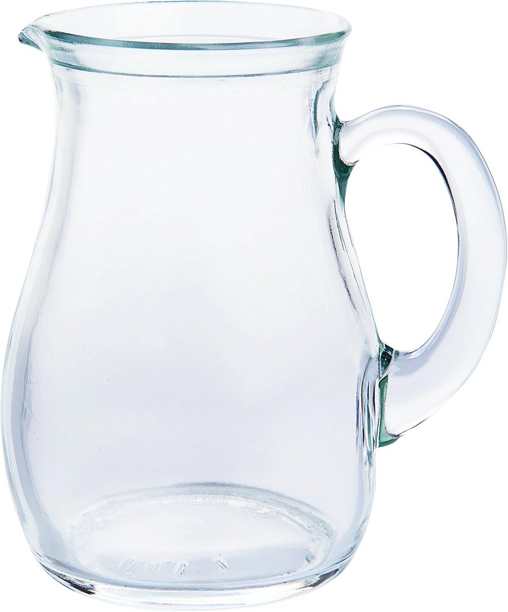 Klassieke Glas Karaf 1L - Transparant 14x12x17 cm