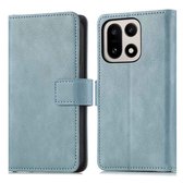 Étui imoshion - Compatible avec OnePlus 15 - Bookcase de Luxe - Bleu clair