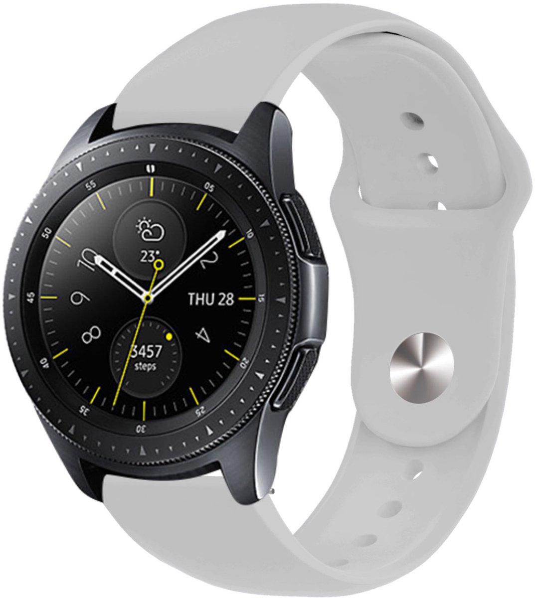 imoshion Siliconen Sport bandje - Universeel 20 mm aansluiting - Grijs