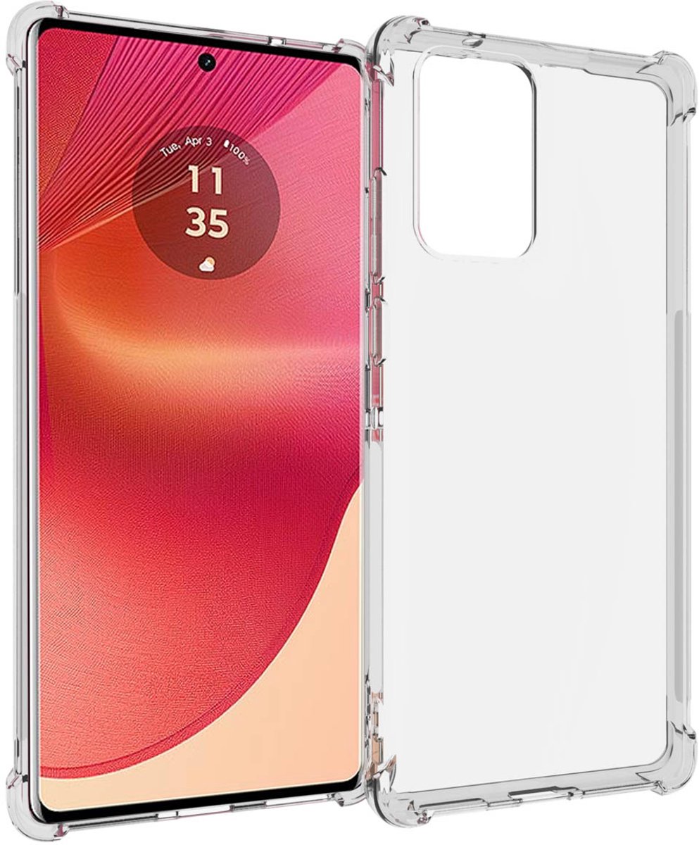 imoshion Hoesje - Geschikt voor Motorola Edge 50 Fusion - Shockproof Case - Transparant