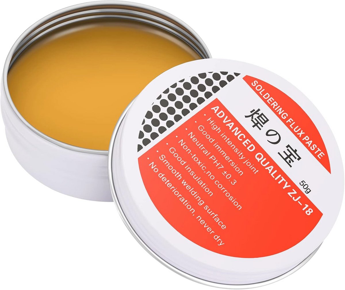 Soldeerfluxpasta 50 g - Professionele Flux voor Elektrische en Elektronische Reparatie - Geschikt voor PCB, SMD, BGA en PGA