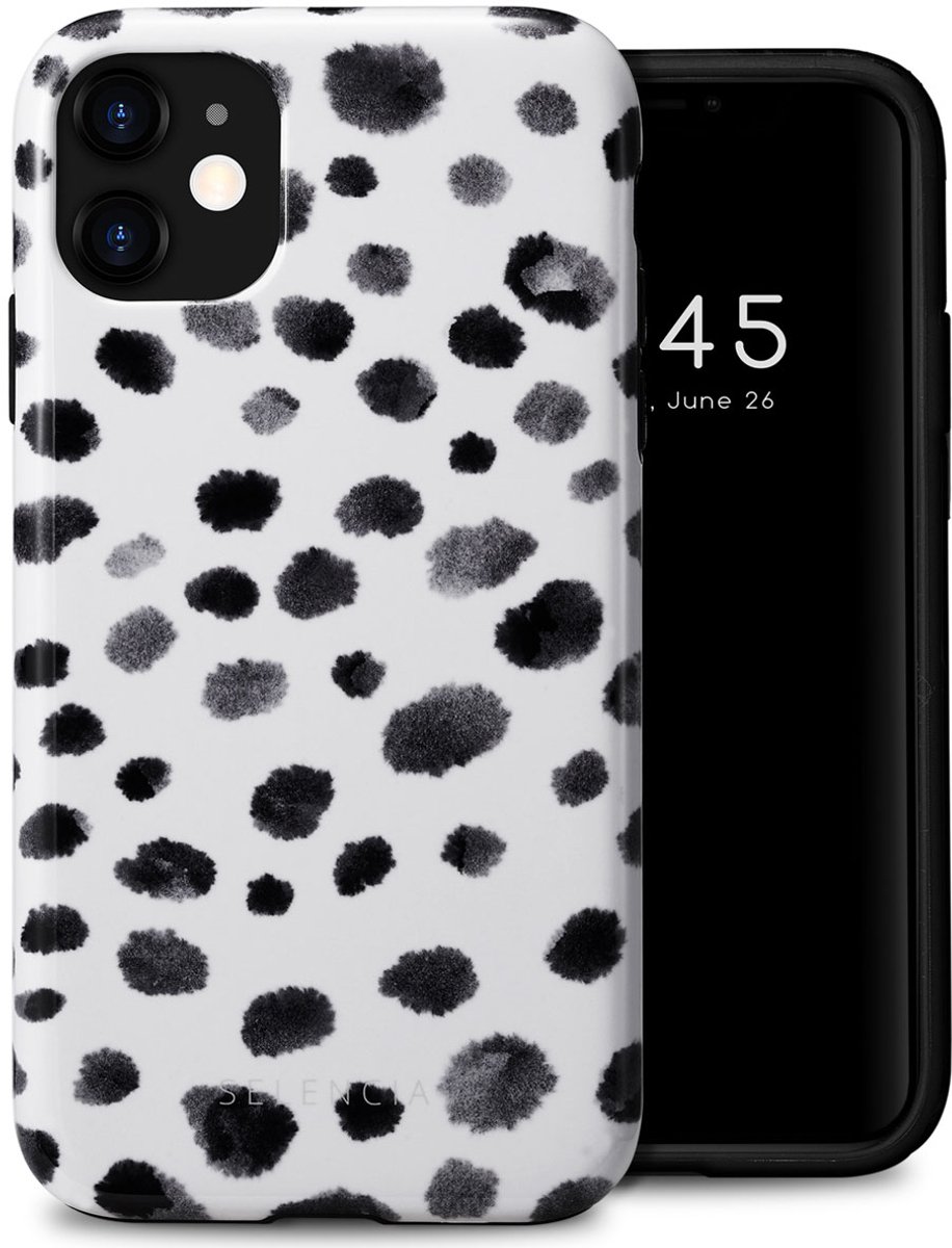 Selencia Hoesje - Geschikt voor Apple iPhone 11 - Backcover - Trendy Leopard