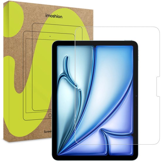 imoshion Protecteur d'écran adapté pour iPad 10 (2022) 10,9 pouces 10e génération / iPad Air 11 pouces (2024) M2 - imoshion Protecteur d'écran en verre trempé pour tablette