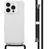 imoshion Case Convient pour iPhone 16 Pro Case avec cordon - imoshion Back Cover avec cordon - Zwart