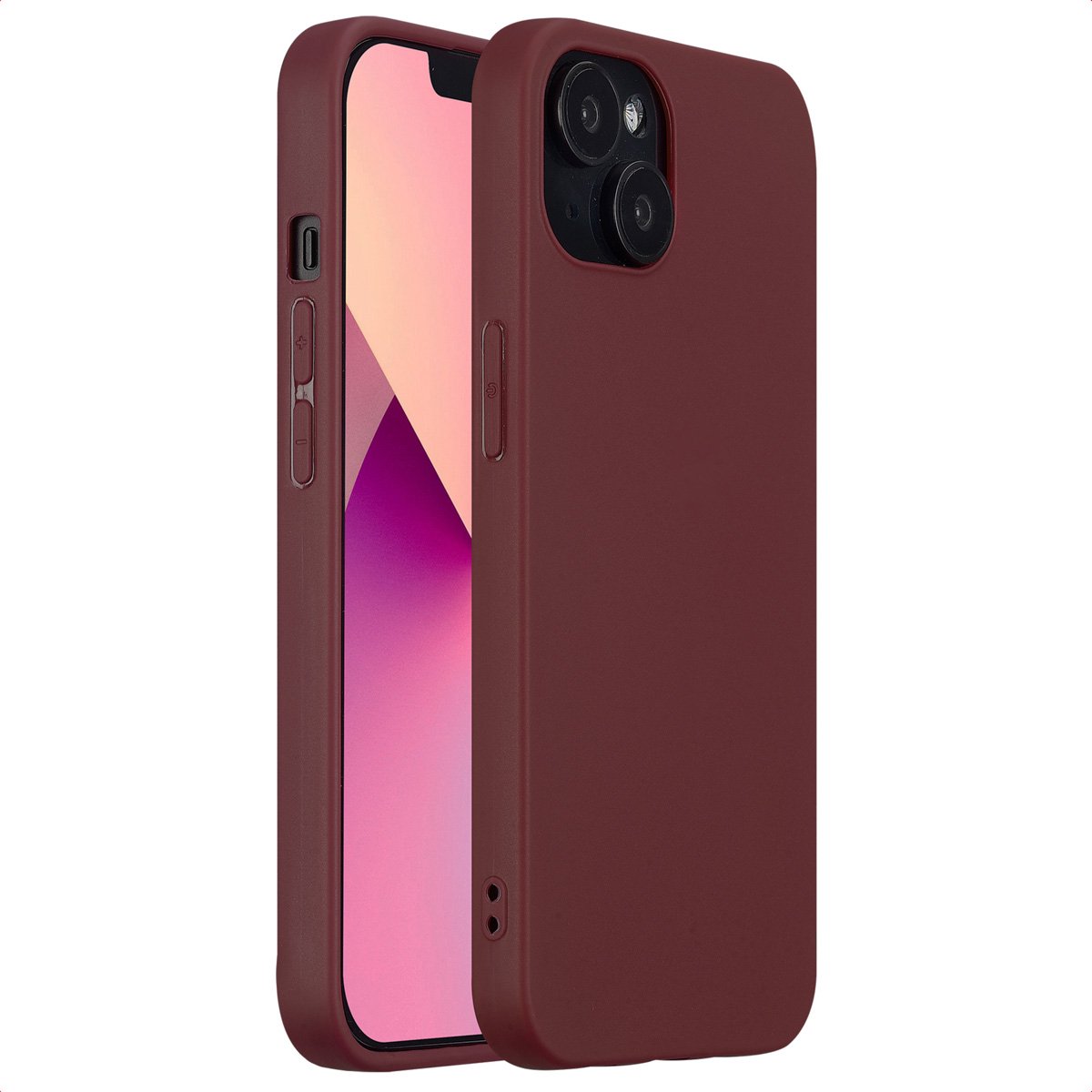 imoshion Hoesje - Geschikt voor Apple iPhone 13 - Color Backcover - Wine Red