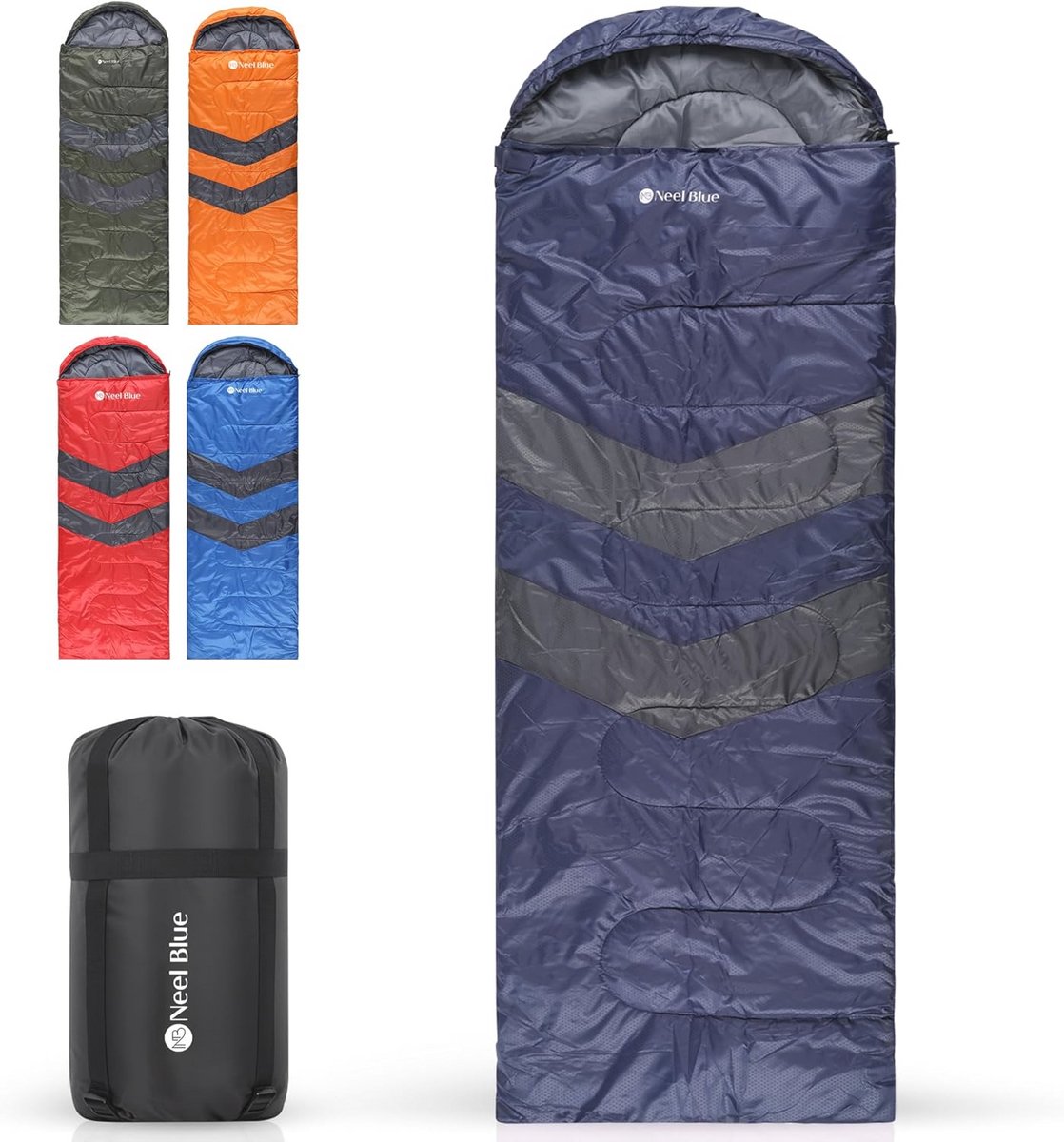 Lightweight 4 Season Waterproof Sleeping Bag for Adults 1.8m by Event Decor Store, Ultralight Backpacking Sleeping Bag for Cold and Hot Weather Perfect for Camping, Hiking