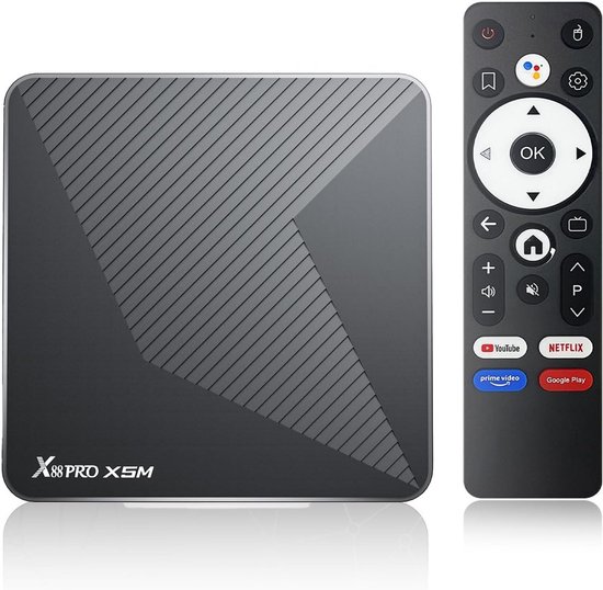 Rupa Rupa Box RUPA Android TV Box, 2025 S905X5M Android Box 14.0 met RAM 4G ROM 64G ...