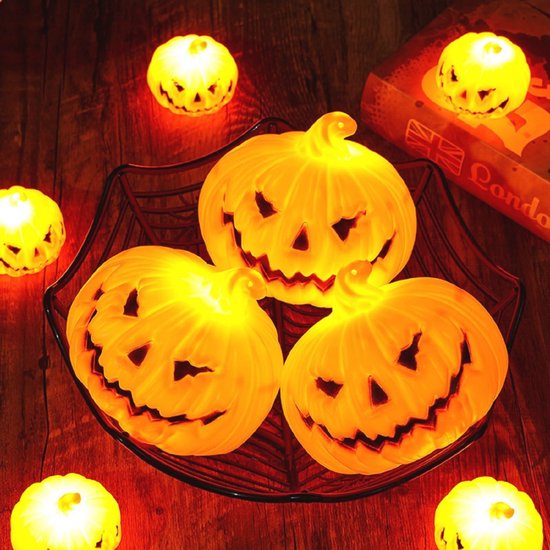 Lanterne Fantôme Halloween - Figurine En Résine Lumineuse - Lumière Chaude, Ambiance Cosy - Pour Chambre, Bureau, Décoration - 15x8x6 Cm Ou 20x10x8 Cm
