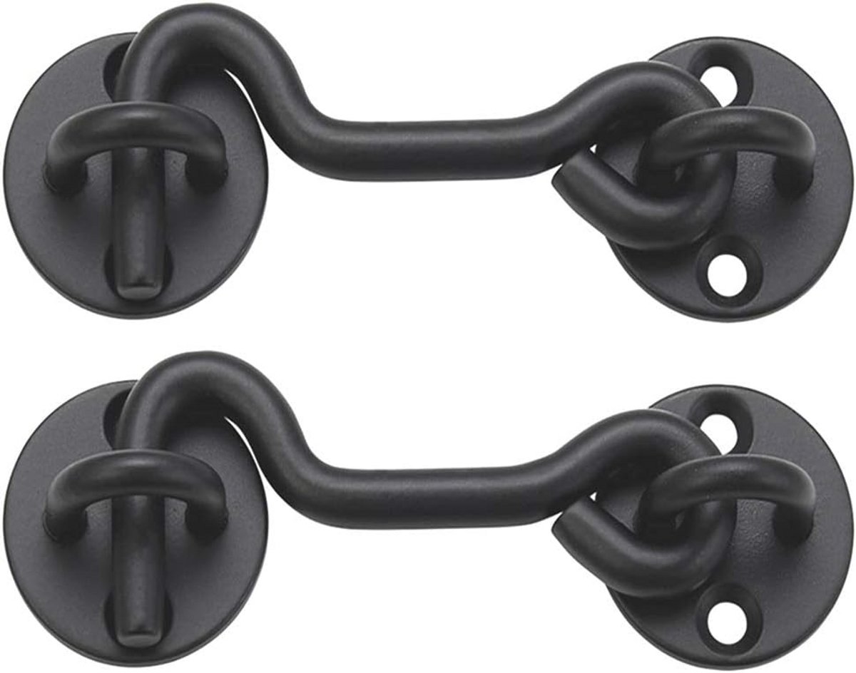 Privacy Haak en Oogvergrendeling 4 inch - 2 Pack voor Deuren