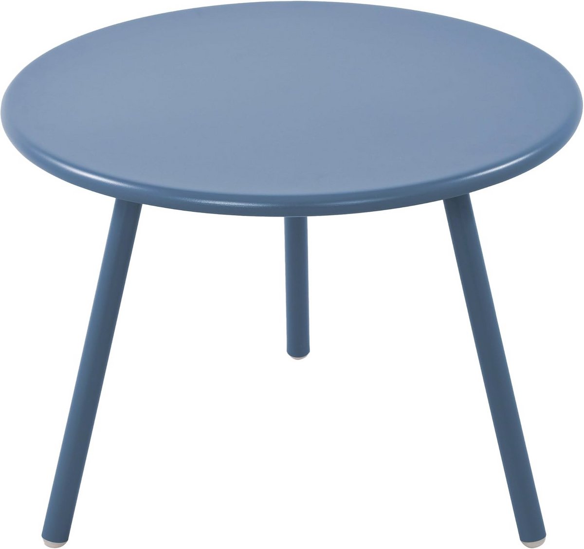 Ronde Salontafel voor Binnen en Buiten - Weer- en UV-bestendig - Multifunctionele Bijzettafel in Blauw