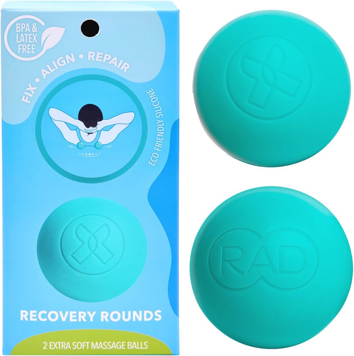 Zachte Massageballen voor Herstel en Mobiliteit - 2,5 Inch