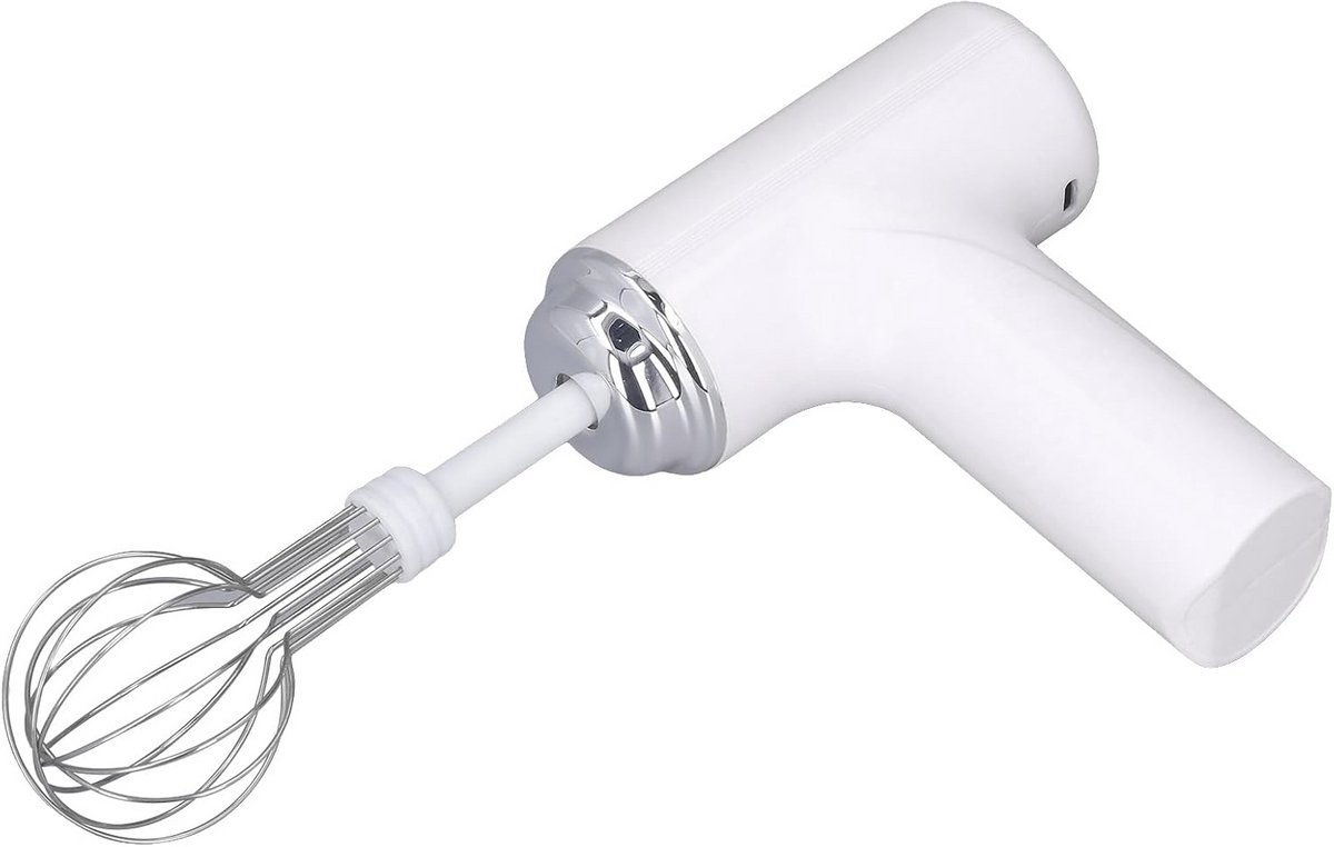 Draadloze Elektrische Eierklopper met 3 Snelheden Handmixer voor Eieren en Deeg