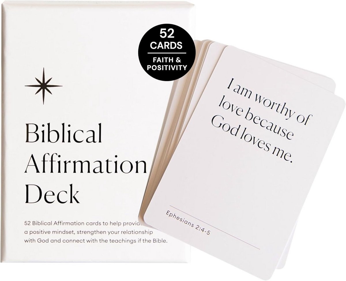 Bijbelse Affirmatie Deck voor Positieve Bevestigingen