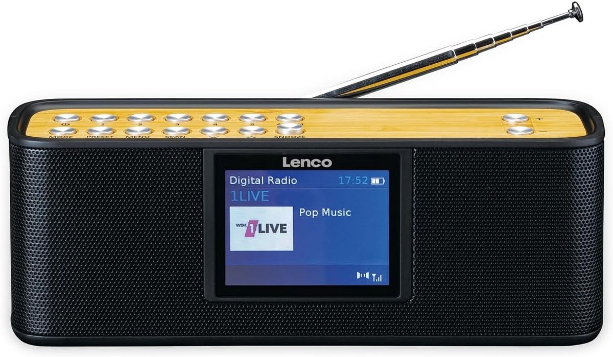 Draagbare DAB+ Radio met Bluetooth en Geïntegreerde Accu