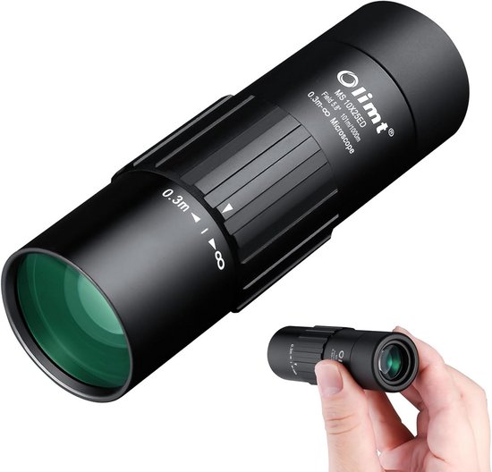 Monoculaire Zoom 10-300x40 VIRIECH - Compact, Pour Observation D'oiseaux, Chasse, Randonnée
