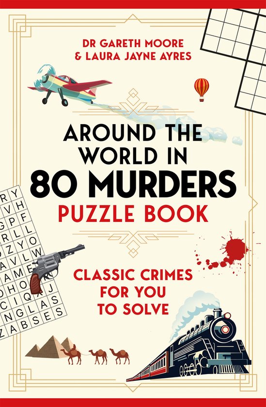 Around the World in 80 Murders Puzzle Book - cover